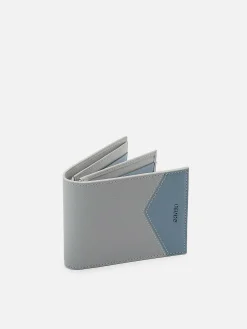 Leather Bi-Fold Flip Wallet