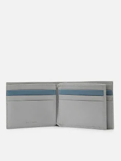 Leather Bi-Fold Flip Wallet