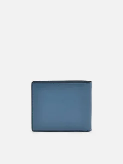 Leather Bi-Fold Flip Wallet