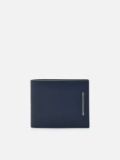 Leather Bi-Fold Flip Wallet