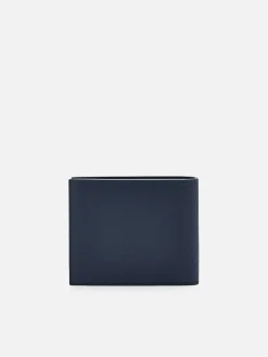Leather Bi-Fold Flip Wallet