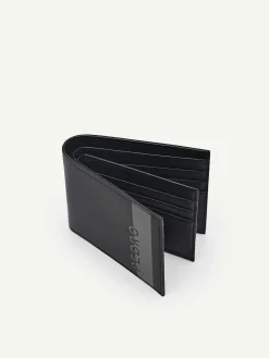 Leather Bi-Fold Flip Wallet