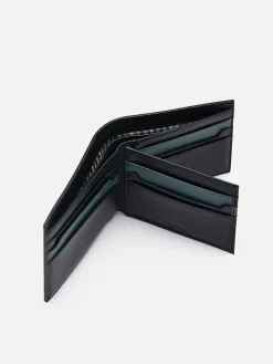 Leather Bi-Fold Flip Wallet