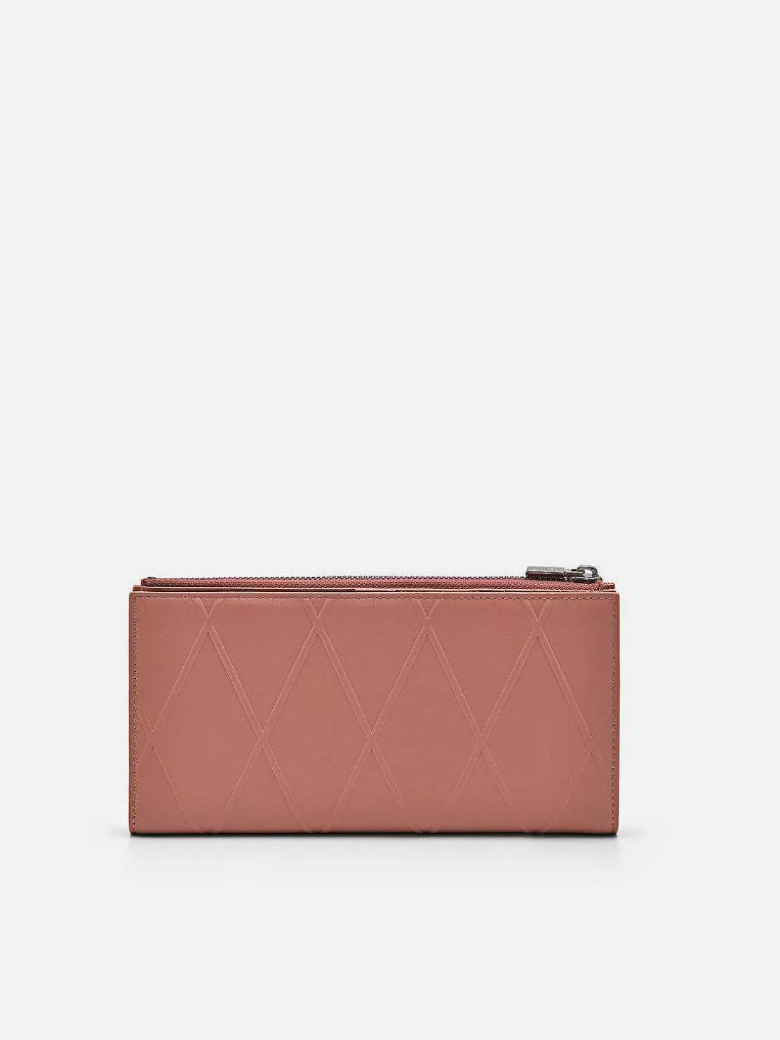 Leather Bi-Fold Long Wallet