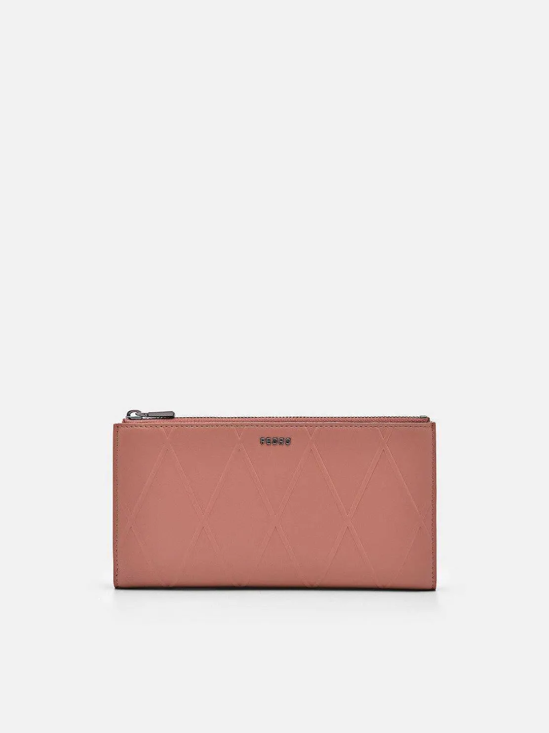 Leather Bi-Fold Long Wallet
