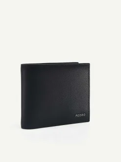 Leather Bi-Fold Wallet With Coin Pouch