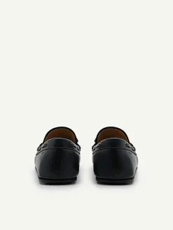 Leather Bow Driving Shoes