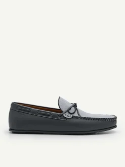 Leather Bow Driving Shoes