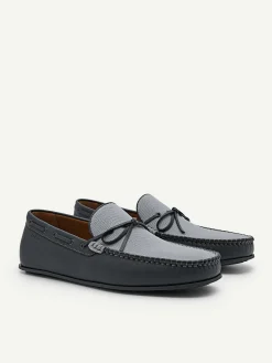 Leather Bow Driving Shoes
