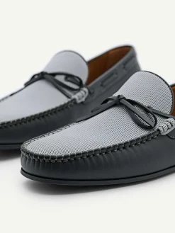 Leather Bow Driving Shoes