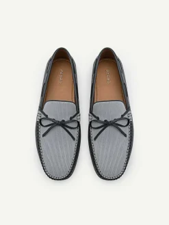 Leather Bow Driving Shoes