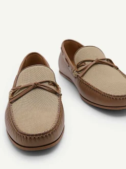 Leather Bow Driving Shoes