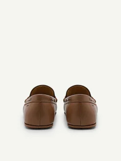 Leather Bow Driving Shoes