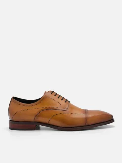 Leather Brogue Derby Shoes