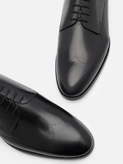 Leather Brogue Derby Shoes