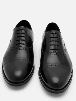 Leather Brogue Oxford Shoes