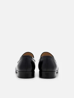 Leather Buckle Loafers