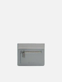 Leather Card Holder With Zipper