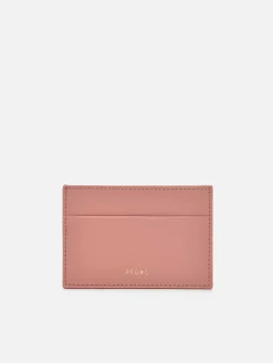 Leather Embroidered Cardholder