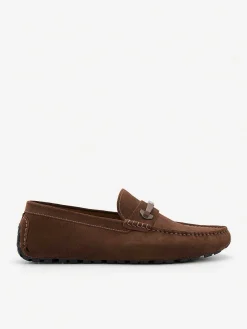 Leather Hardware Driving Shoes