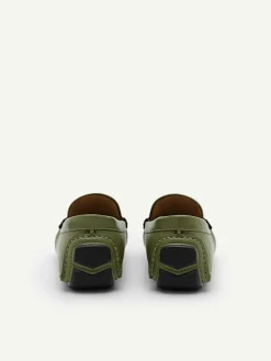 Leather Horsebit Driving Shoes