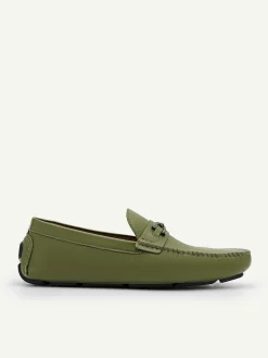 Leather Horsebit Driving Shoes