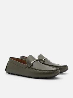 Leather Horsebit Driving Shoes