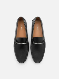 Leather Horsebit Driving Shoes
