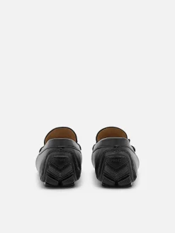 Leather Horsebit Driving Shoes