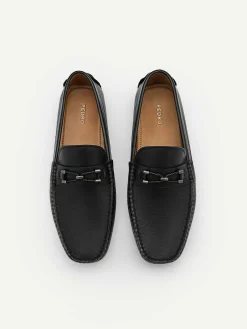 Leather Horsebit Driving Shoes
