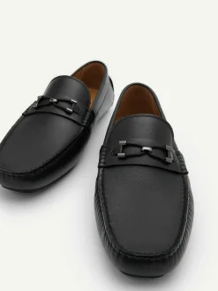 Leather Horsebit Driving Shoes