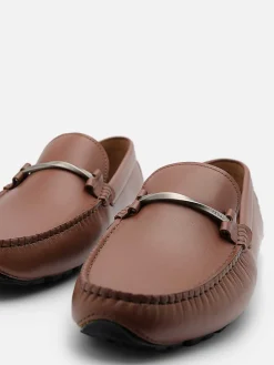 Leather Horsebit Driving Shoes