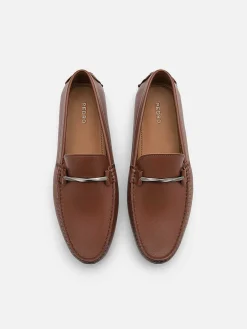 Leather Horsebit Driving Shoes