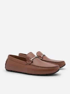 Leather Horsebit Driving Shoes
