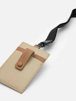 Leather Lanyard Card Holder