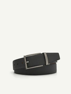 Leather Reversible Pin Belt