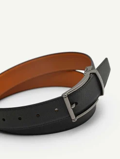 Leather Reversible Pin Belt