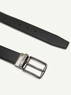 Leather Reversible Pin Belt