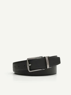 Leather Reversible Pin Belt