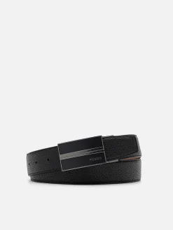 Leather Reversible Tang Belt