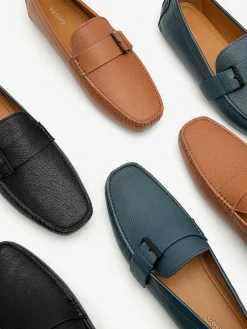 Leather Strap Driving Shoes