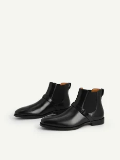 Leather Strapped Boots