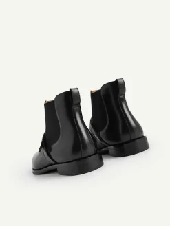 Leather Strapped Boots