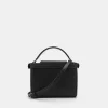 Leather Structured Sling Bag