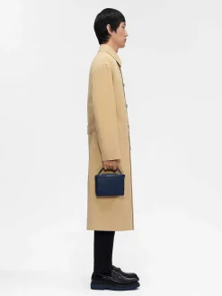Leather Structured Sling Bag