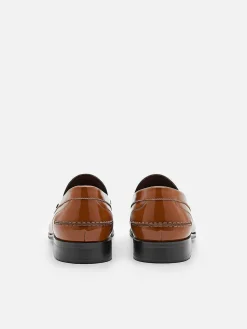Leather Tassel Loafers