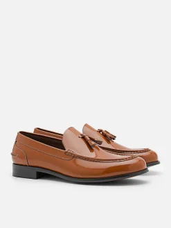 Leather Tassel Loafers