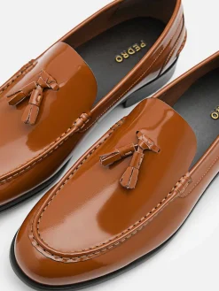 Leather Tassel Loafers