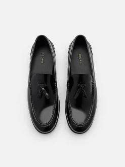 Leather Tassel Loafers
