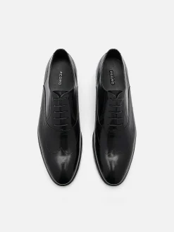 Leather Wingtip Oxford Shoes